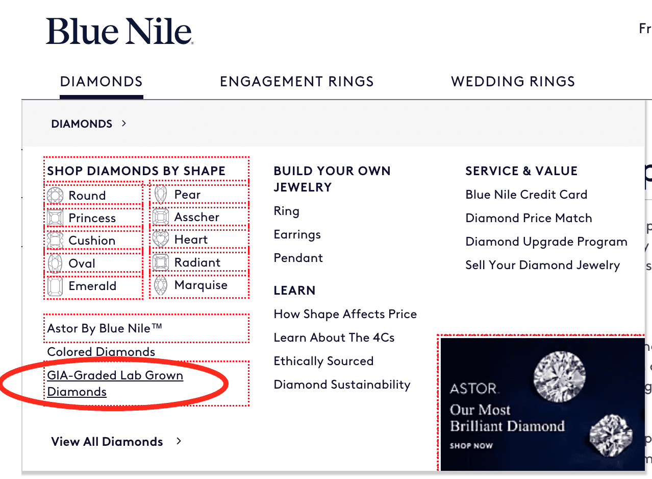blue nile lab diamond certifications