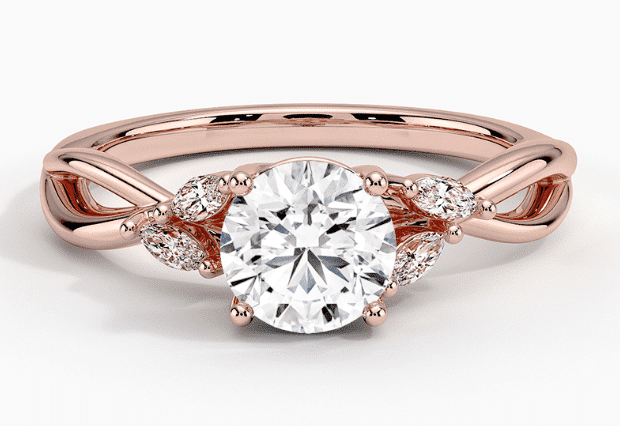 rose gold willow ring from brilliant earth