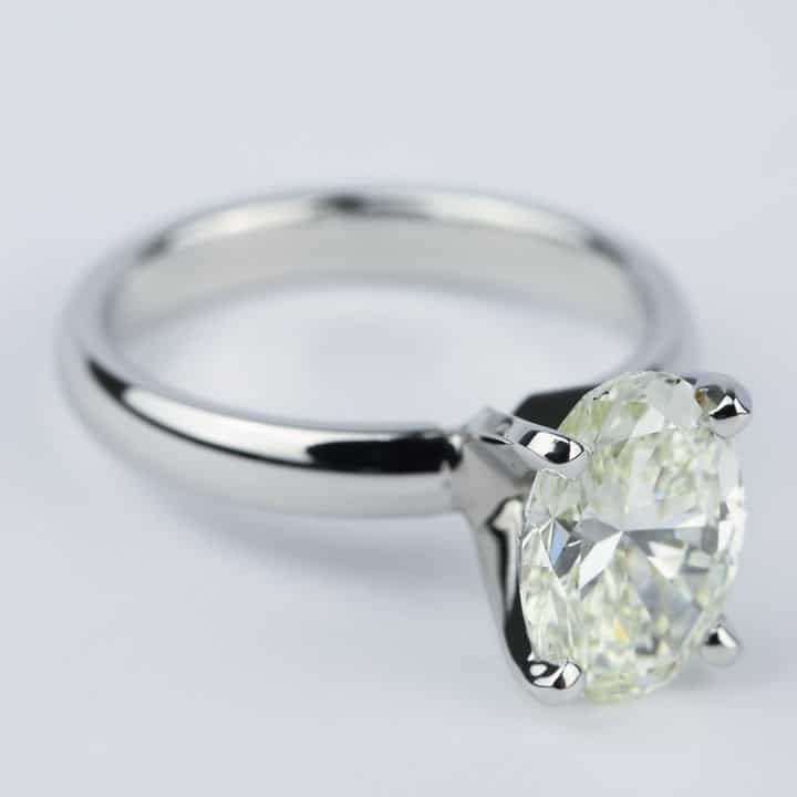 2.58-ct oval vvs2 L color super ideal cut white gold 2.58-ct oval vvs2 L color super ideal cut white gold