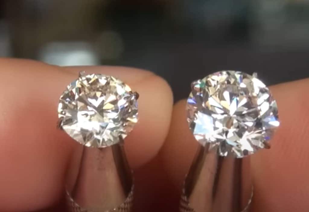 2 G color diamonds in natural ambient light 2 G color diamonds in natural ambient light