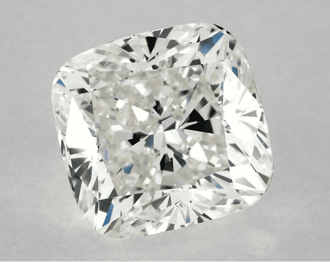 Cushion cut, I color