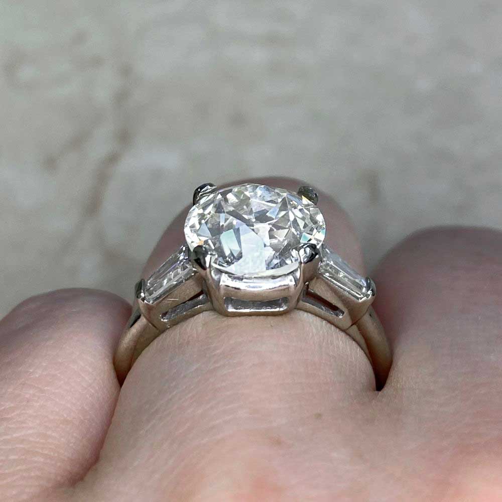 White Gold Setting Hartford Ring 4-24 ct K VS1 -sideview