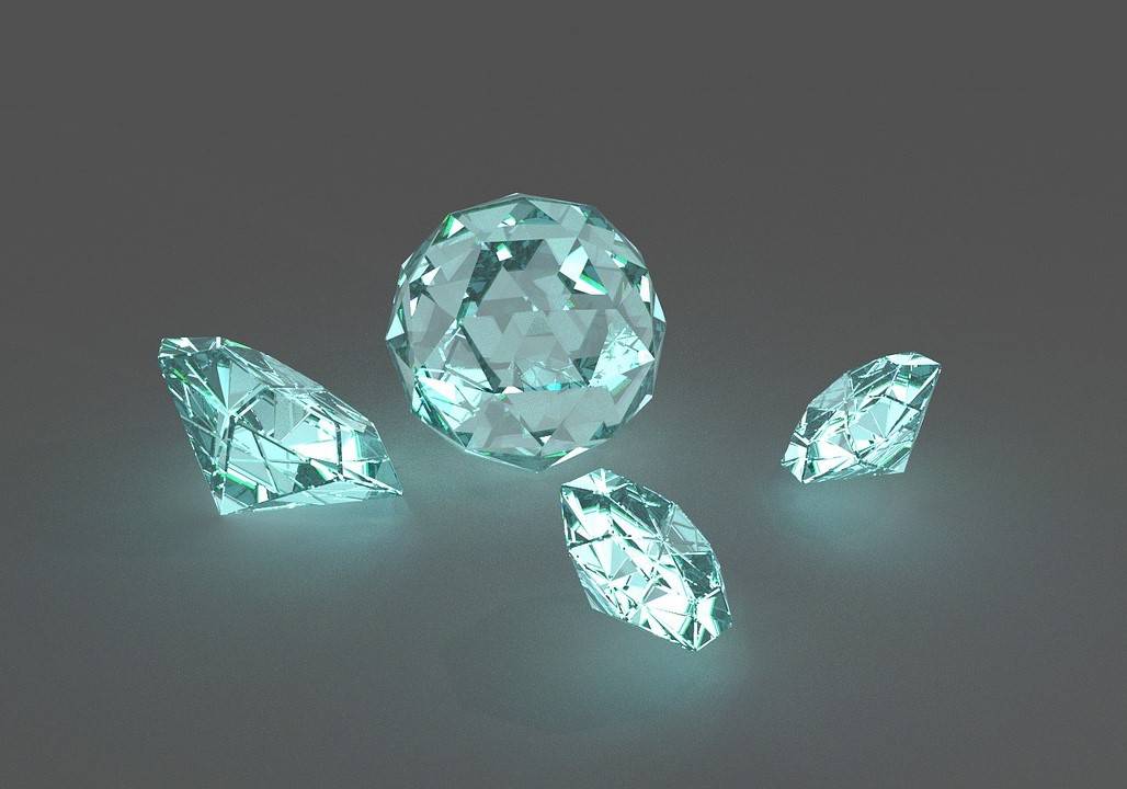 history of fluorescence in diamonds