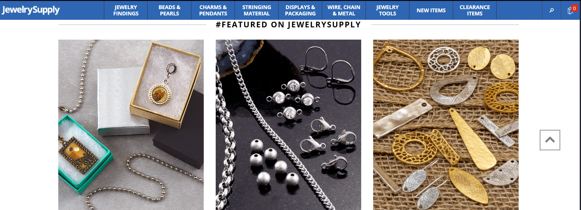 Jewelry findings, chains, and metal components from JewelrySupply — one of the Best Places to Buy Jewelry Supplies Online for silver and gold jewelry making